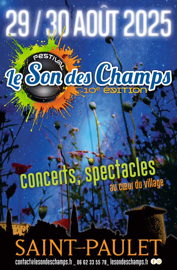 Recto flyer du festival Le Son des champs